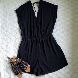 Black Ann Taylor Romper